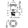Cellule Bar. reflex M18 PNP P=7.2m PinPoint DO Métal Axial / M12 3P