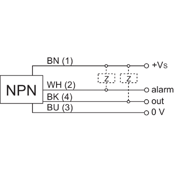 Cellule Bar. reflex NPN P=5m qTeach PinPoint LO/DO / M08 4P-Lire la description