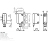 Cellule Bar. reflex PNP P=6m Pot. PinPoint LO/DO 10-30Vdc / M08 4P