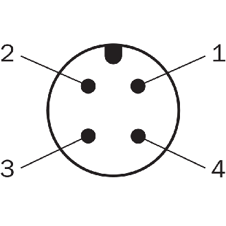 Cellule EAP PNP/NPN P=220mm PinPoint IO-Link LO/DO / M12 4P+C0.2m-Lire la description