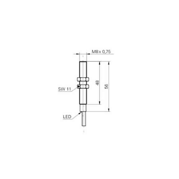 Cellule Directe M08 PNP P=40mm IR DO Métal 10-30Vdc / Câble 2m Cellule Directe M08 PNP P=40mm IR DO Métal 10-30Vdc / Câble 2m-Lire la description