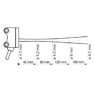 SmartReflect PushPull P=180mm Teach IO-Link PinPoint LO/DO / Câble 2m-Lire la description