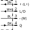 Cellule AAP M18 PNP P=100mm Pot. IR LO/DO Plast. Axial / M12 4P
