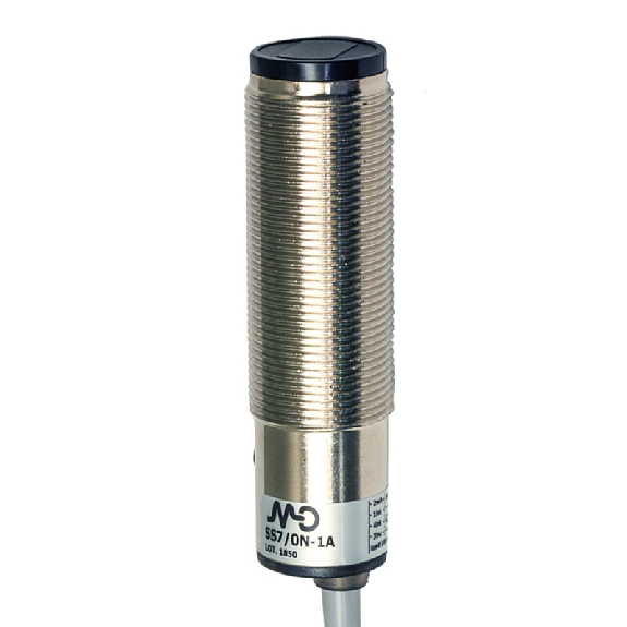 Cellule Directe M18 NPN P=400mm Pot. IR LO/DO Métal Axial / Câble 2m-Lire la description