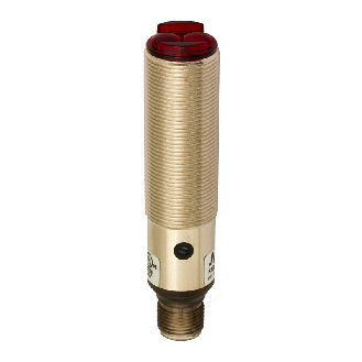 Cellule EAP M18 NPN P=350mm Pot. PinPoint NO+NF Métal Axial M12 4P-Lire la description