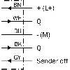 Cellule EAP PNP/NPN P=1.8m Laser LO/DO / Câble 2m PVC