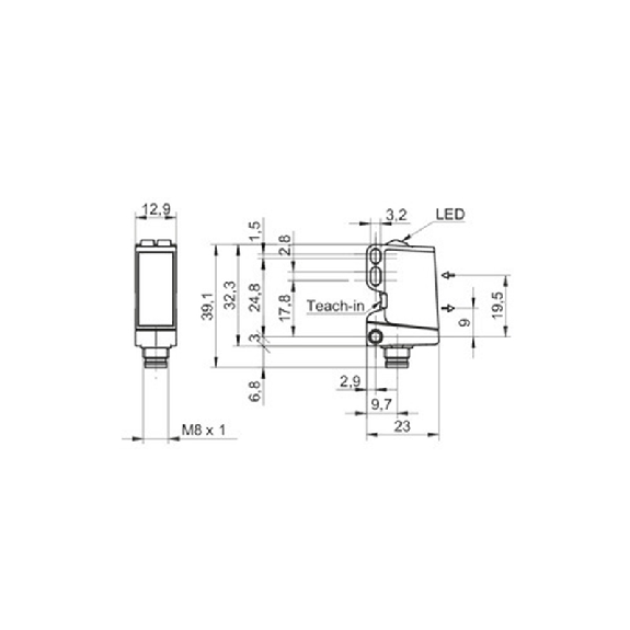 Cellule EAP Push-Pull P=250mm Teach IOL Laser LO/DO / M08 4P Cellule EAP Push-Pull P=250mm Teach IOL Laser LO/DO / M08 4P-Lire la description