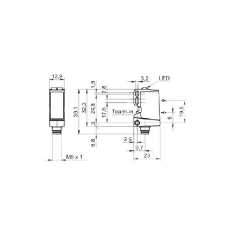 Cellule EAP Push-Pull P=250mm Teach IOL Laser LO/DO / M08 4P-Lire la description