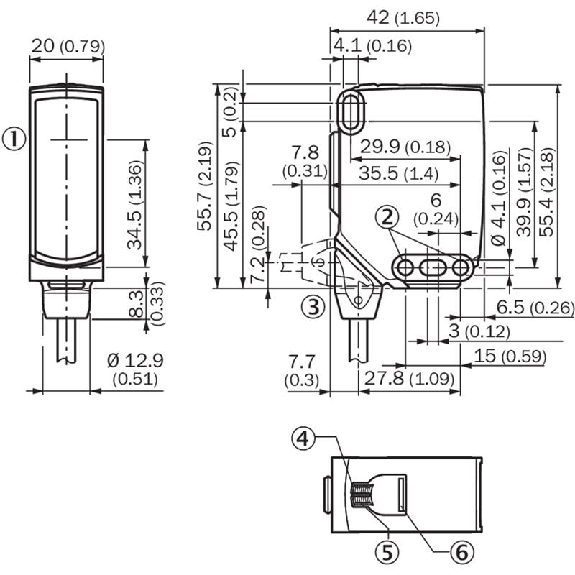 Cellule Bar. reflex PNP/NPN P=10m IO-Link PinPoint LO/DO / M12 4P+C-Lire la description