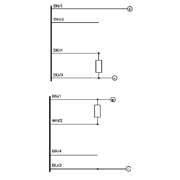 Cellule Directe NPN+PNP NF P=300mm Pot. IR Axial / Câble 2m-Lire la description