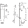 Cellule Bar. reflex transp. NPN P=500mm Pot. LR LO/DO / Câble 2m