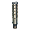 Cellule Bar. reflex M18 NPN P=4m LR LO/DO Métal Axial / M12 4P