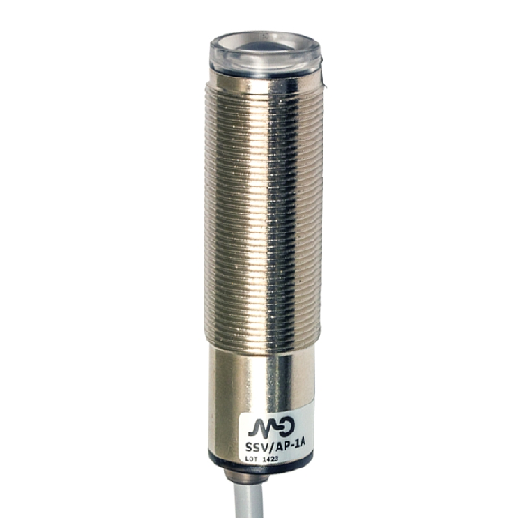 Cellule Barrage (R) M18 PNP NO Métal Axial / Câble 2m-Lire la description