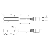 Cellule Barrage (E) P=3m Laser Métal Radial 10-30Vdc / M08 3P+C0.2m