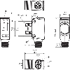 Cellule EAP PNP P=300mm Pot. Laser LO/DO / M12 4P