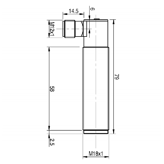 Photo.M18,NPN-NO/NC,M12 plug 90°,Diffuse Photo.M18,NPN-NO/NC,M12 plug 90°,Diffuse-Lire la description