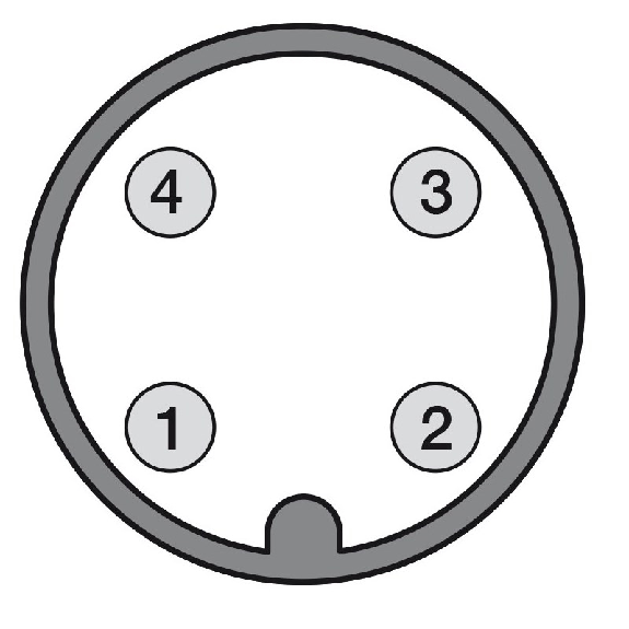 Cellule Bar. reflex PNP P=5m Pot. LR LO/DO / M12 4P+C0.2m-Lire la description