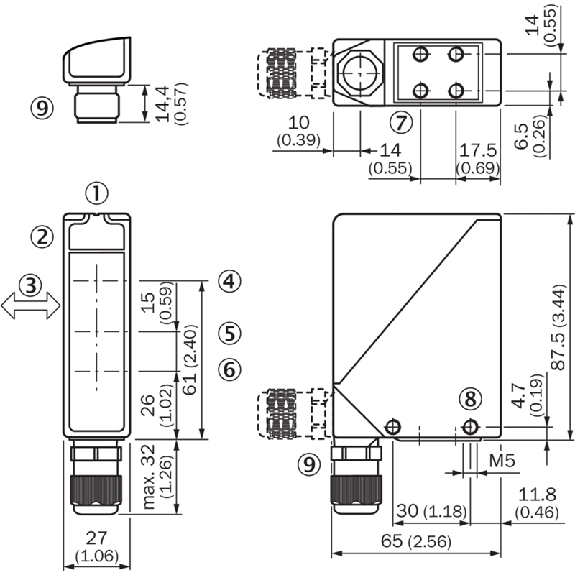 Cellule EAP RELAIS P=1,2m LR LO/DO E.test Tempo / Bornier Cellule EAP RELAIS P=1,2m LR LO/DO E.test Tempo / Bornier-Lire la description
