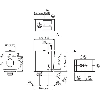 Cellule Barrage NPN P=350m Pot. IR LO/DO E. test 10-60Vdc / Bornes