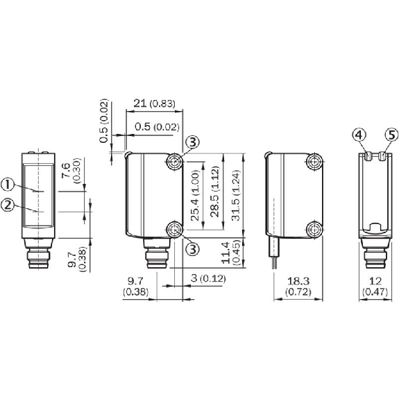 Cellule EAP PNP P=220mm Pot. PinPoint DO / Stocko + Câble-Lire la description