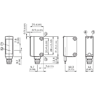 Cellule EAP PNP P=220mm Pot. PinPoint DO / Stocko + Câble-Lire la description