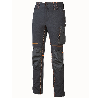 U-Power - Pantalon de travail Slim Fit bleu foncé ATOM-Lire la description