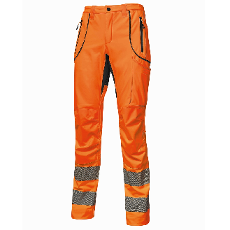 U-Power - Pantalon orange haute visibilité Stretch REN-Lire la description