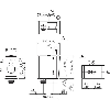Cellule Barrage RELAIS SPDT P=350m Pot. IR LO/DO 20-250V / Bornes