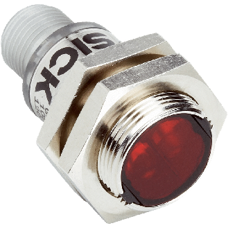 Cellule Bar. reflex M18 PNP P=7.2m PinPoint LO/DO Métal Axial / M12 4-Lire la description