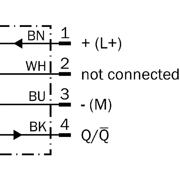Cellule EAP PNP/NPN P=2.5m IR LO/DO / M12 4P Cellule EAP PNP/NPN P=2.5m IR LO/DO / M12 4P-Lire la description
