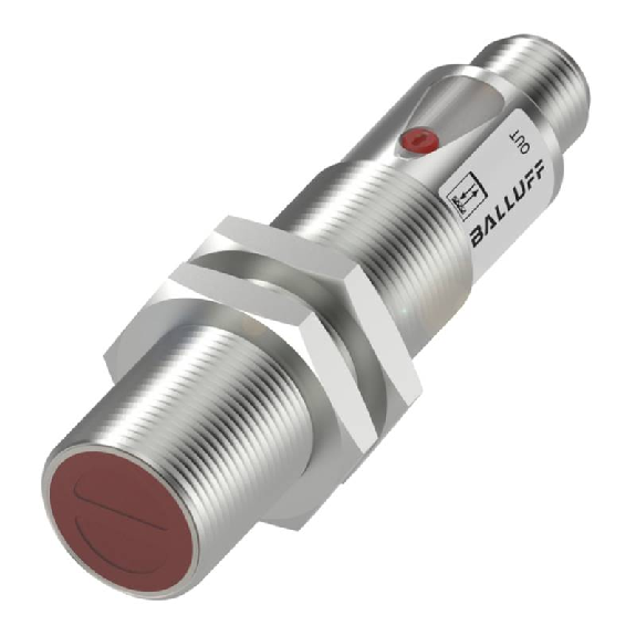 Cellule Bar. reflex M18 PNP P=7m Pot. LR LO Laiton Axial / M12 4P-Lire la description