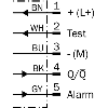 Cellule EAP PNP/NPN P=2,5m Pot. IR LO/DO E.test Alarme / M12 5P