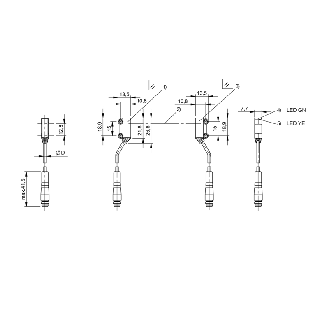 Cellule Barrage PNP P=2m LR DO / M08 3P+C0.2m-Lire la description