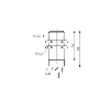 Cellule Directe M30 NPN P=1,5m Pot. IR LO/DO Métal Axial / Câble 2m