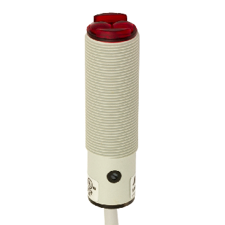 Cellule EAP M18 NPN P=300mm Pot. PinPoint Plast. Axial Câble 2m-Lire la description