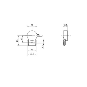 Cellule Détection de fuite liquide PNP Housse Teflon PFA / Câble 2m-Lire la description