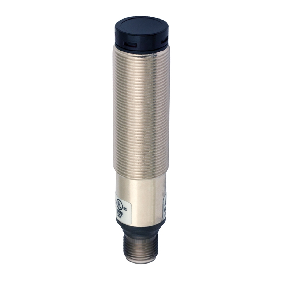 Cellule Bar. reflex M18 PNP P=4m LR NO+NF Métal Axial M12 4P-Lire la description