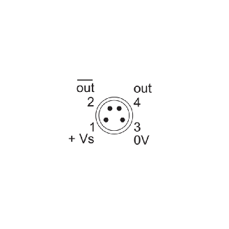 Cellule EAP PNP P=250mm qTeach Laser LO/DO / M08 4P-Lire la description