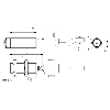 Cellule Directe M12 PNP P=400mm Pot. IR LO Axial 10-30VDC / Câble 2m