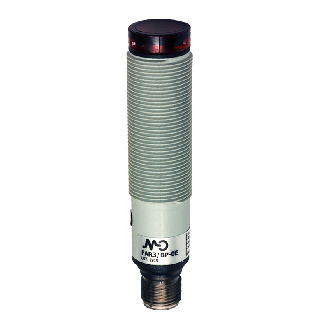 Cellule Bar. reflex M18 PNP P=5m Pot. IR LO/DO Plast. Axial M12 4P-Lire la description