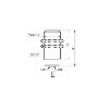Cellule Directe M30 PNP P=230mm Pot. IR LO/DO Métal Axial / Câble 2m