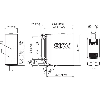 Cellule EAP RELAIS P=1.2m IR LO/DO 24-240VAC/DC / Câble 2m