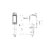 Cellule EAP Push-pull P=400mm qTeach IO-L LO/DO Inox IP69K HD / 2m
