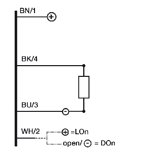 Cellule Barrage (R) M18 PNP LO/DO Métal Axial / Câble 2m-Lire la description