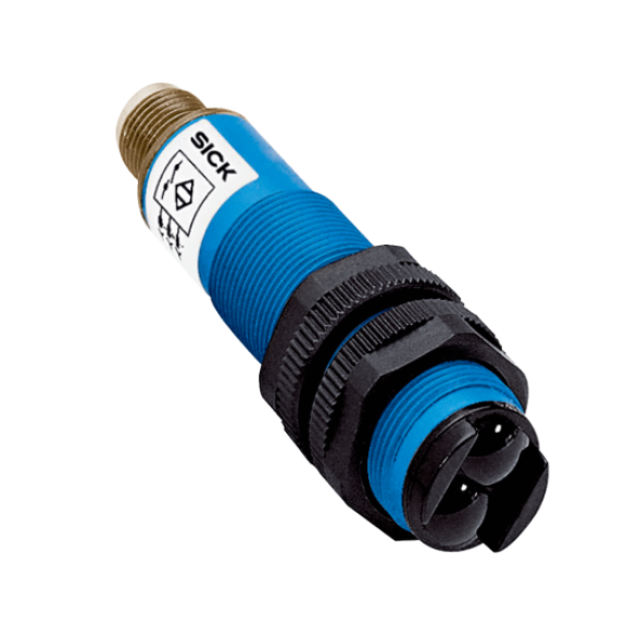 Cellule Directe M18 PNP P=400mm Pot. IR LO/DO Plast. Axial M12 4P-Lire la description