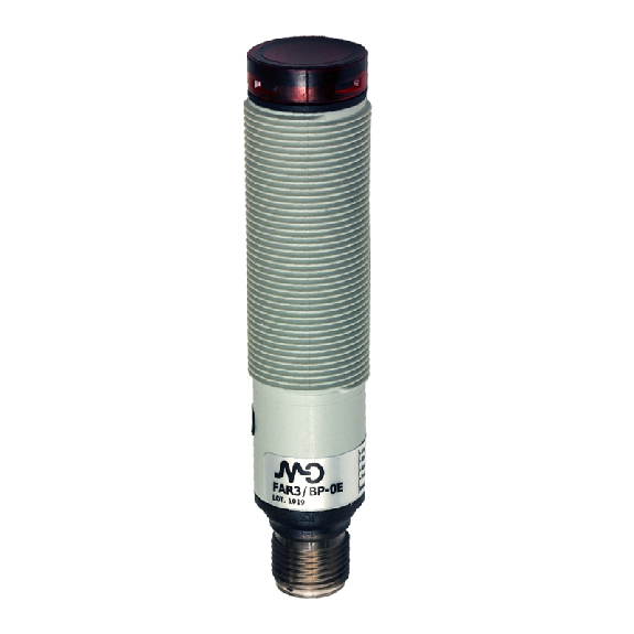 Cellule Directe M18 PNP P=400mm Pot. IR LO/DO Plast. Axial M12 4P-Lire la description