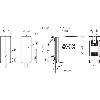 Cellule Barrage RELAIS P=40m Pot. PinPoint LO/DO 24-240V / Câble 2m