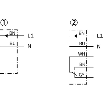Cellule Barrage RELAIS P=40m Pot. PinPoint LO/DO 24-240V / Câble 2m-Lire la description