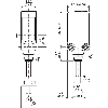 Cellule Bar. reflex PNP P=12m Laser LO/DO / M08 4P+C0.2m