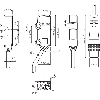Cellule EAP PNP P=150mm Pot. PinPoint LO/DO / Câble 2 m